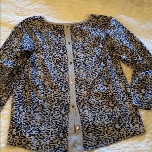 Leopard print sweater by NYDJ (L)
